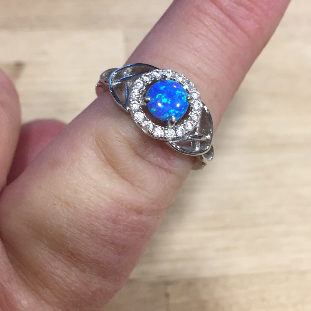 Silver Ring Opal